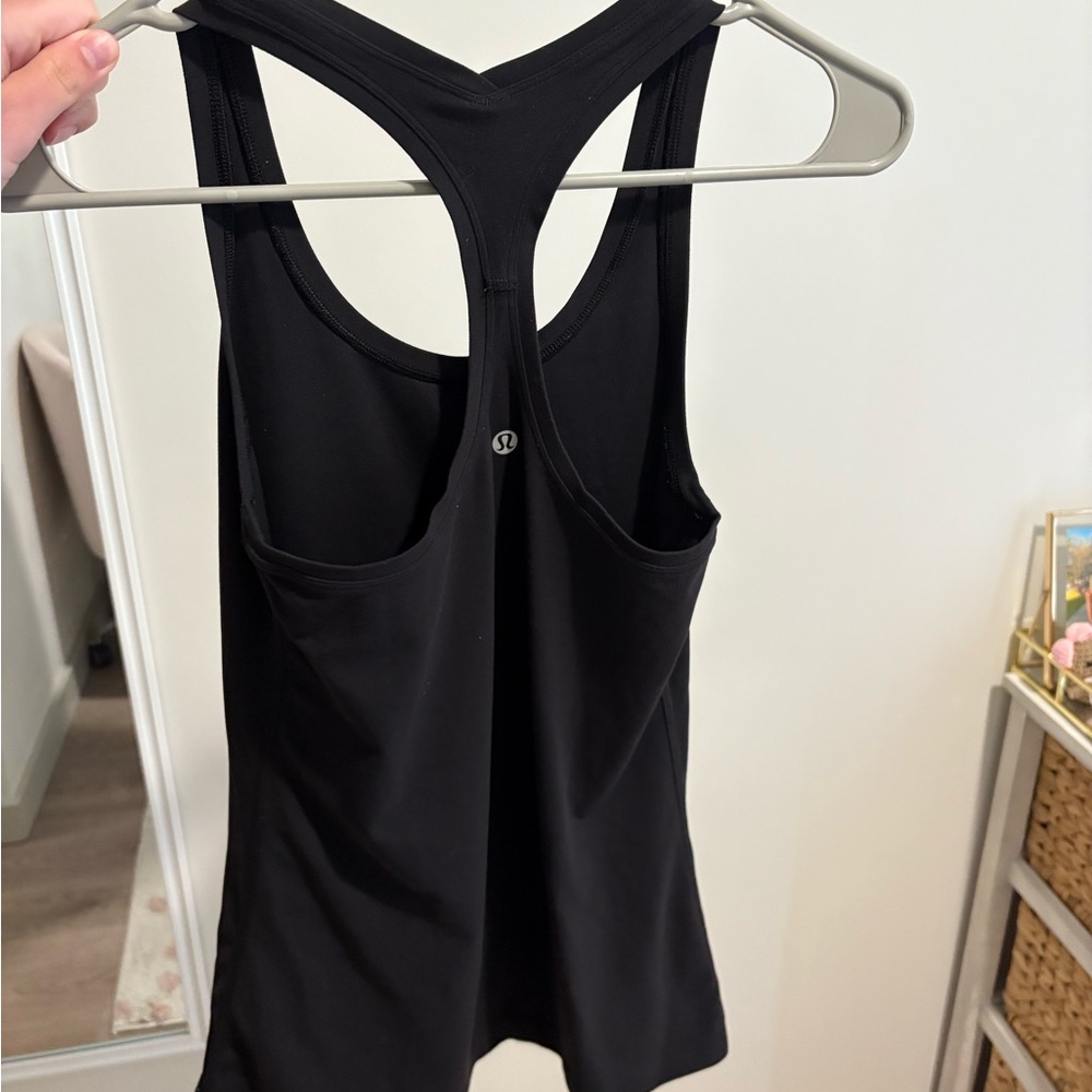 lululemon athletica Black Racerback Tank Top